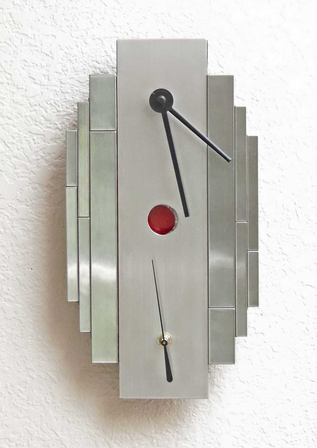 Art Deco Mosaic 1 Pendulum Wall/Desk Clock