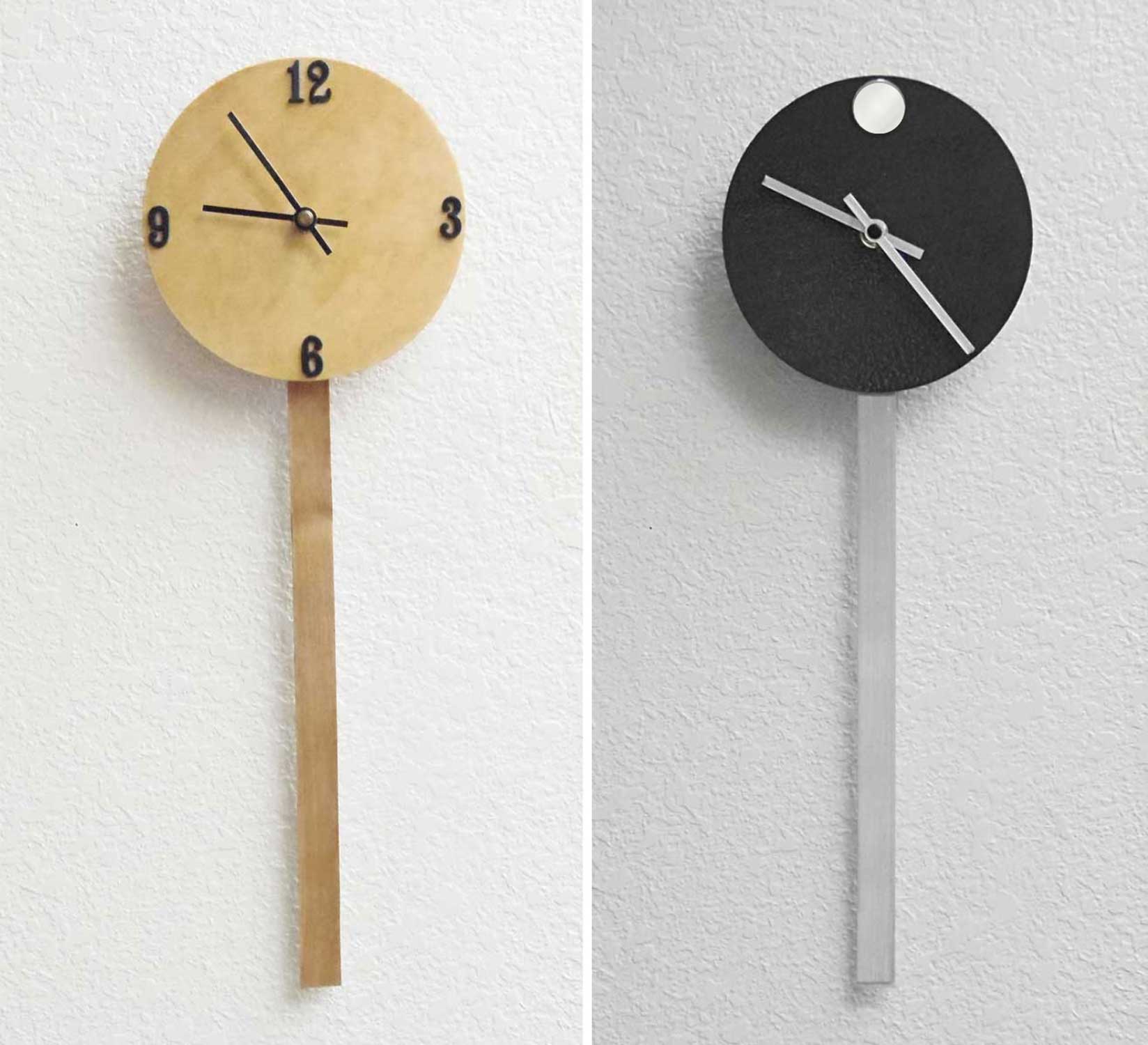 Minimalist Pendulum Wall Clock